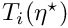 $ T_{i} (\eta^\star) $